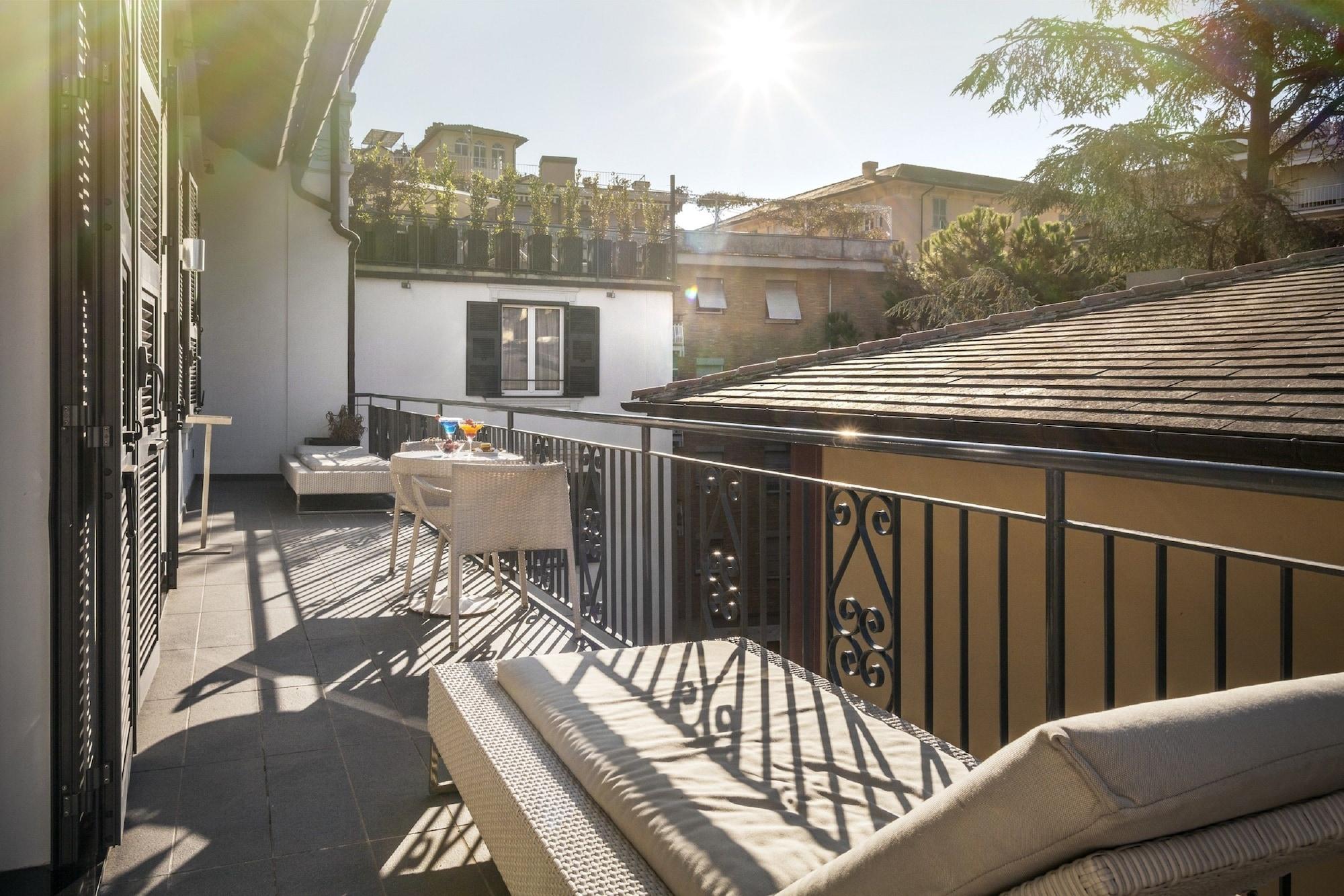 Lhp Hotel Santa Margherita Palace & Spa Santa Margherita Ligure Zewnętrze zdjęcie The rooftop terrace