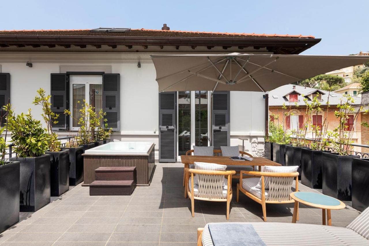 Lhp Hotel Santa Margherita Palace & Spa Santa Margherita Ligure Zewnętrze zdjęcie The rooftop terrace